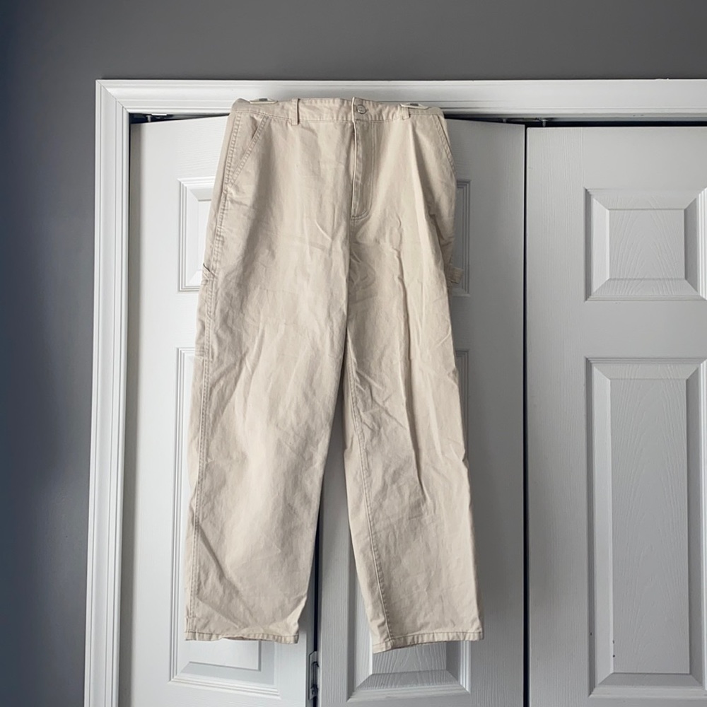 Light Khaki Baggy Pants